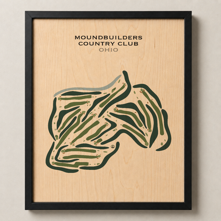 Moundbuilders Country Club, Ohio - Printed Golf Courses