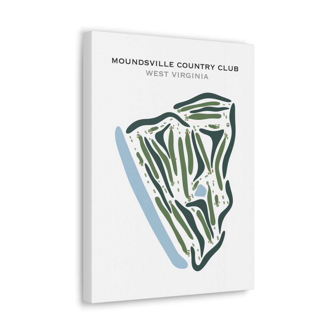 Moundsville Country Club, West Virginia - Printed Golf Courses