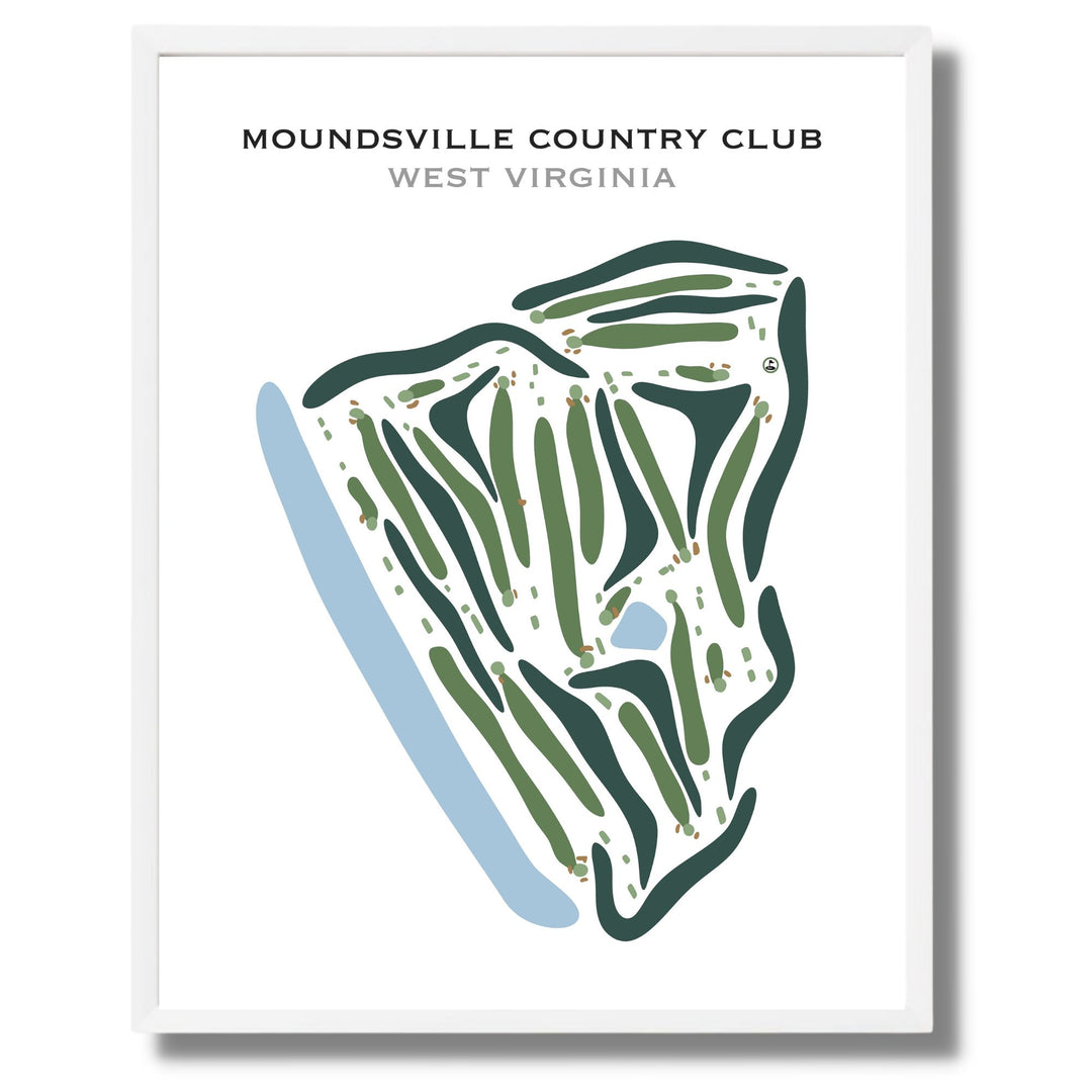 Moundsville Country Club, West Virginia - Printed Golf Courses