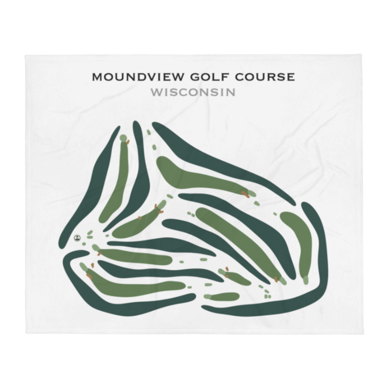 MoundView Golf Course, Wisconsin - Printed Golf Courses