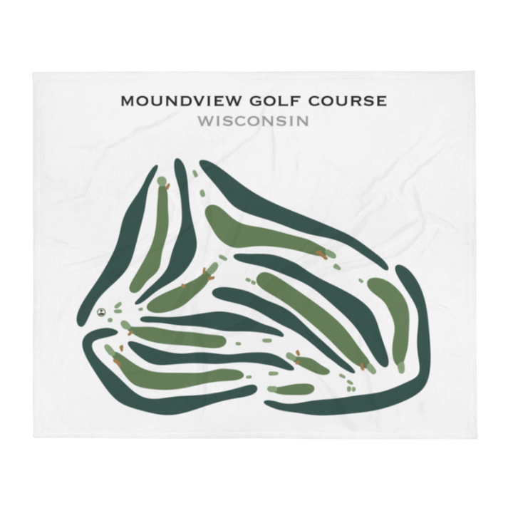 MoundView Golf Course, Wisconsin - Printed Golf Courses