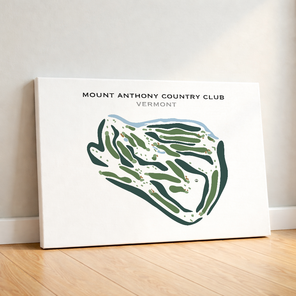 Mount Anthony Country Club, Vermont - Printed Golf Course