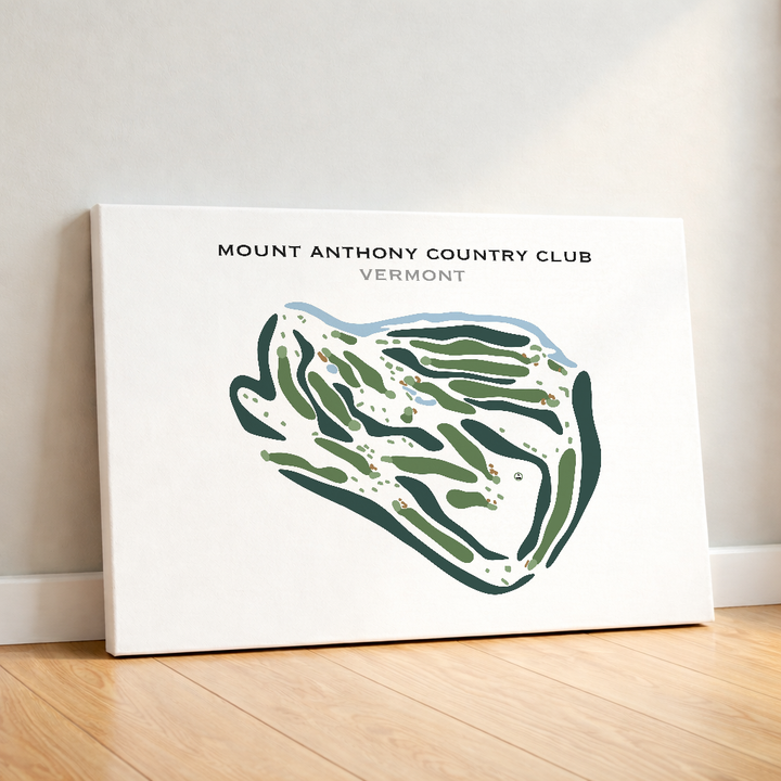Mount Anthony Country Club, Vermont - Printed Golf Course
