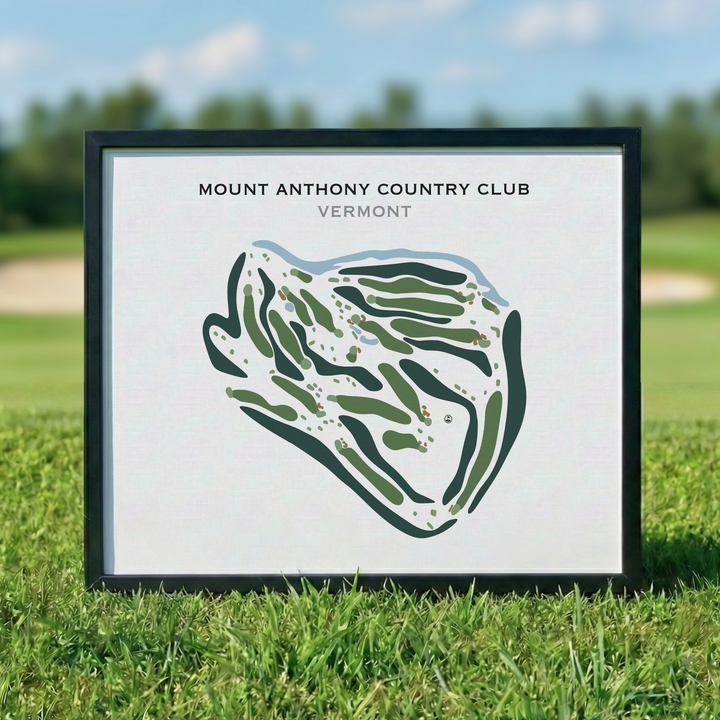 Mount Anthony Country Club, Vermont - Printed Golf Course