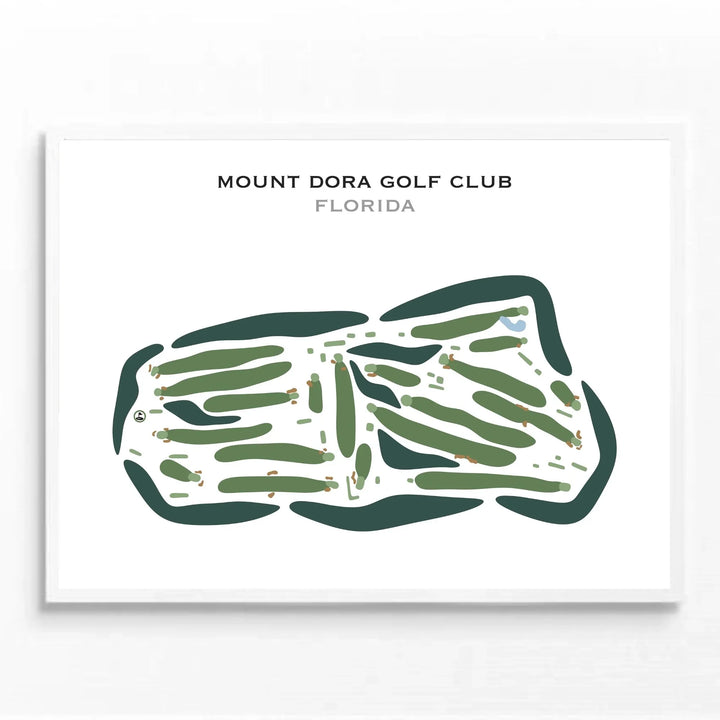 Mount Dora Golf Club, Florida - Printed Golf Courses