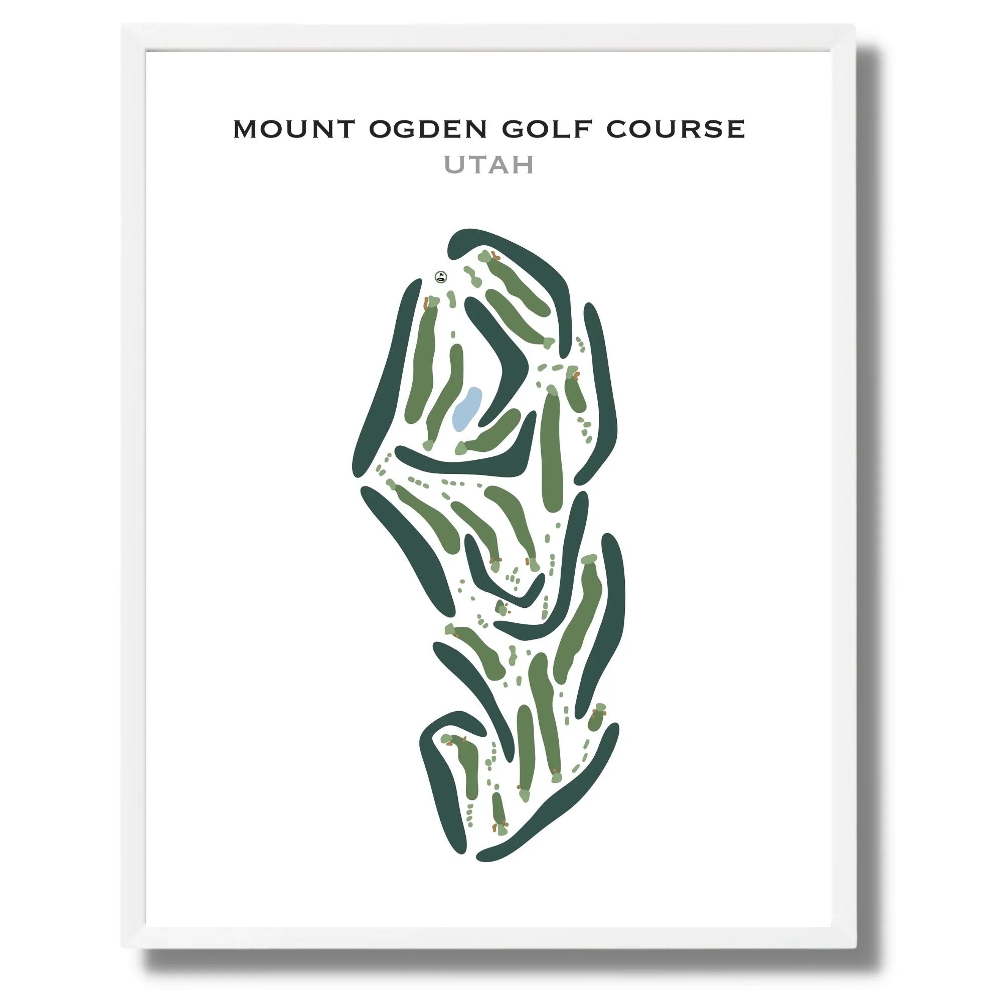 Mount Ogden, Ogden Utah with Stunning Golf Course Art