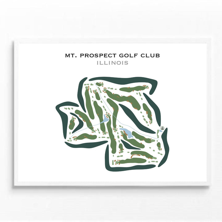 Mt. Prospect Golf Course, Illinois - Printed Golf Courses