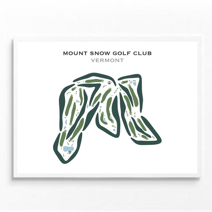 Mount Snow Golf Club, Vermont - Printed Golf Courses