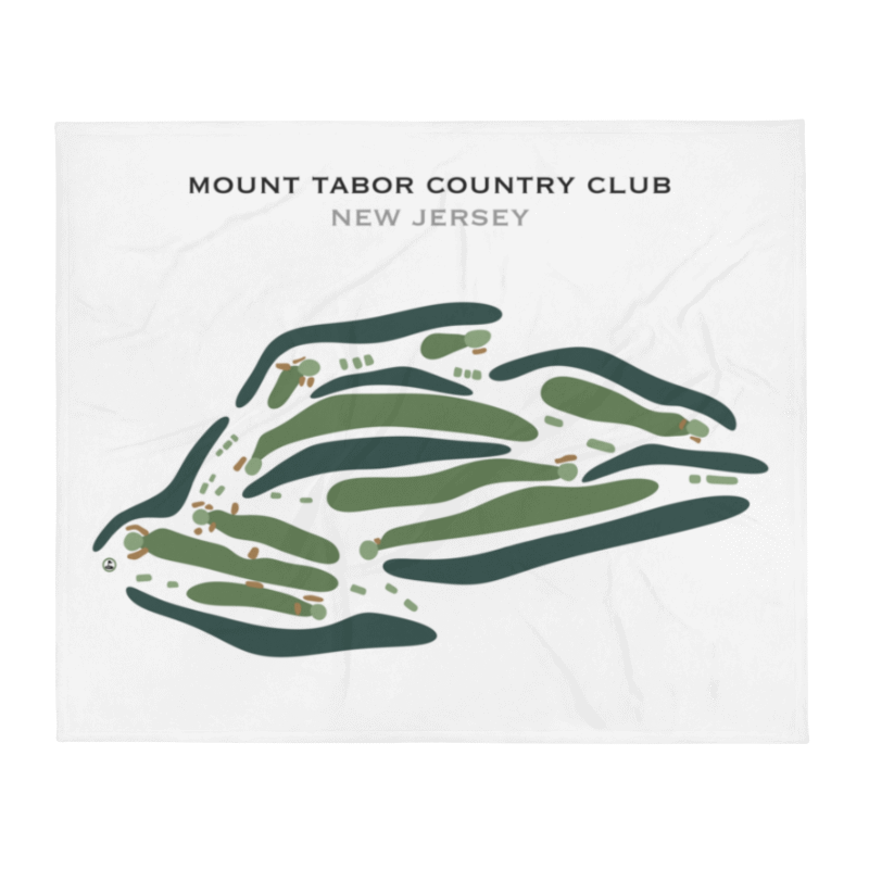 Mount Tabor Country Club, New Jersey - Printed Golf Course