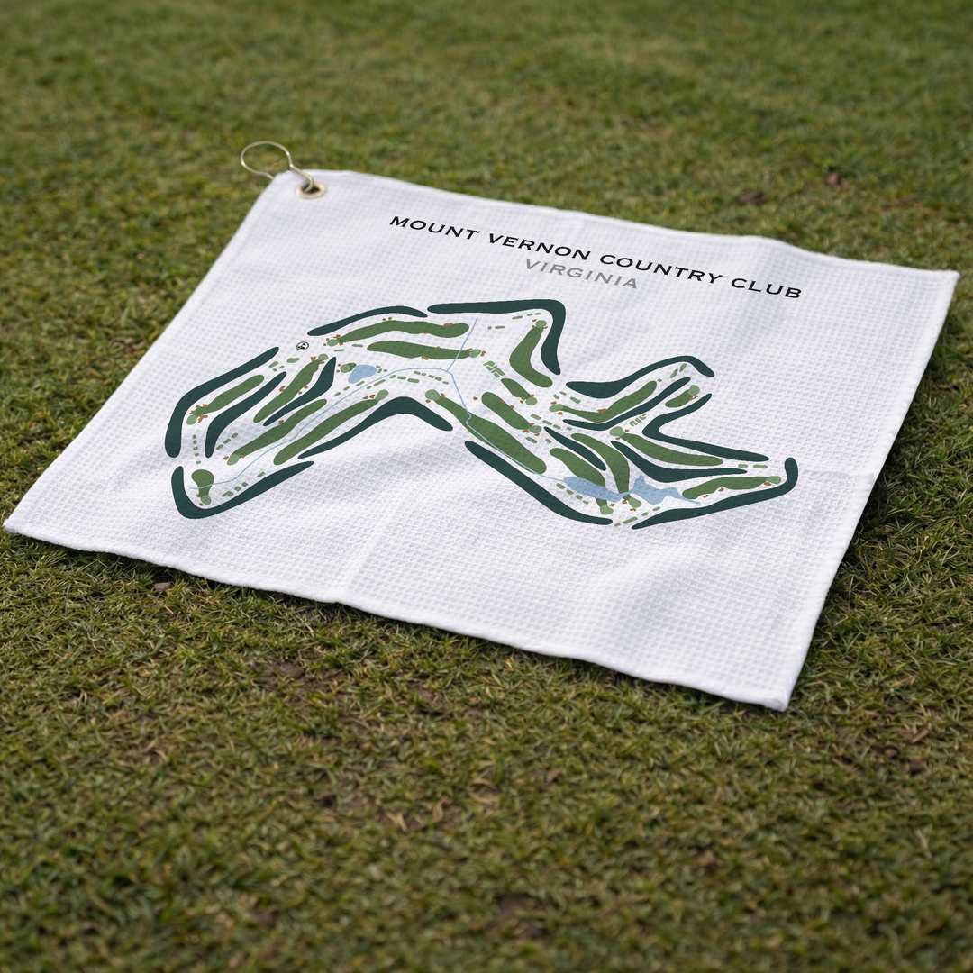 Mount Vernon Country Club, Virginia - Printed Golf Course
