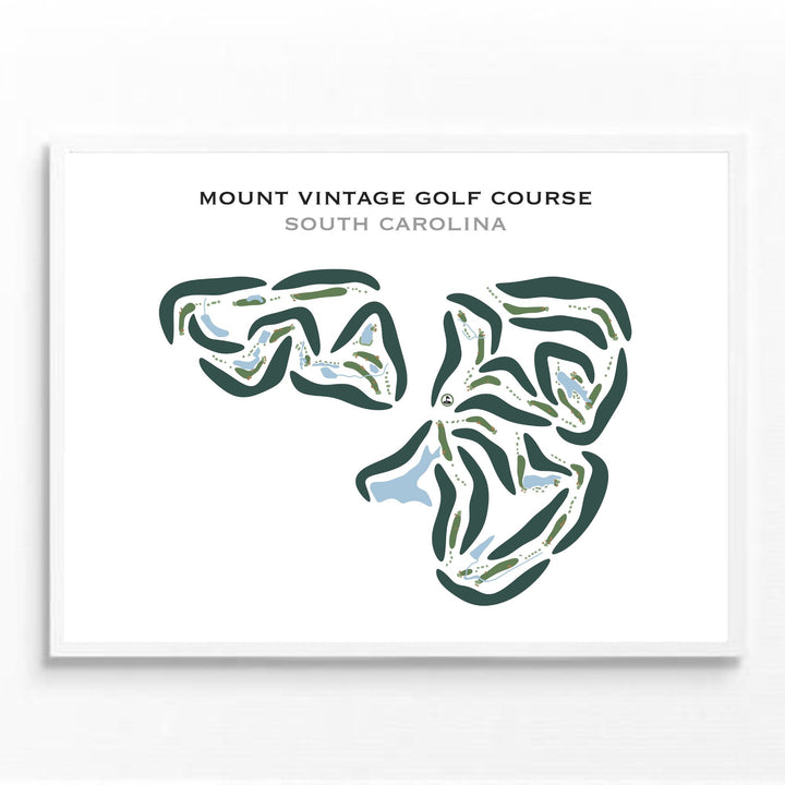 Mount Vintage Golf Course, South Carolina - Printed Golf Courses