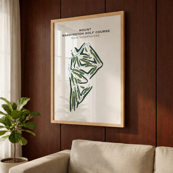 Mount Washington Golf Course, New Hampshire - Printed Golf Courses
