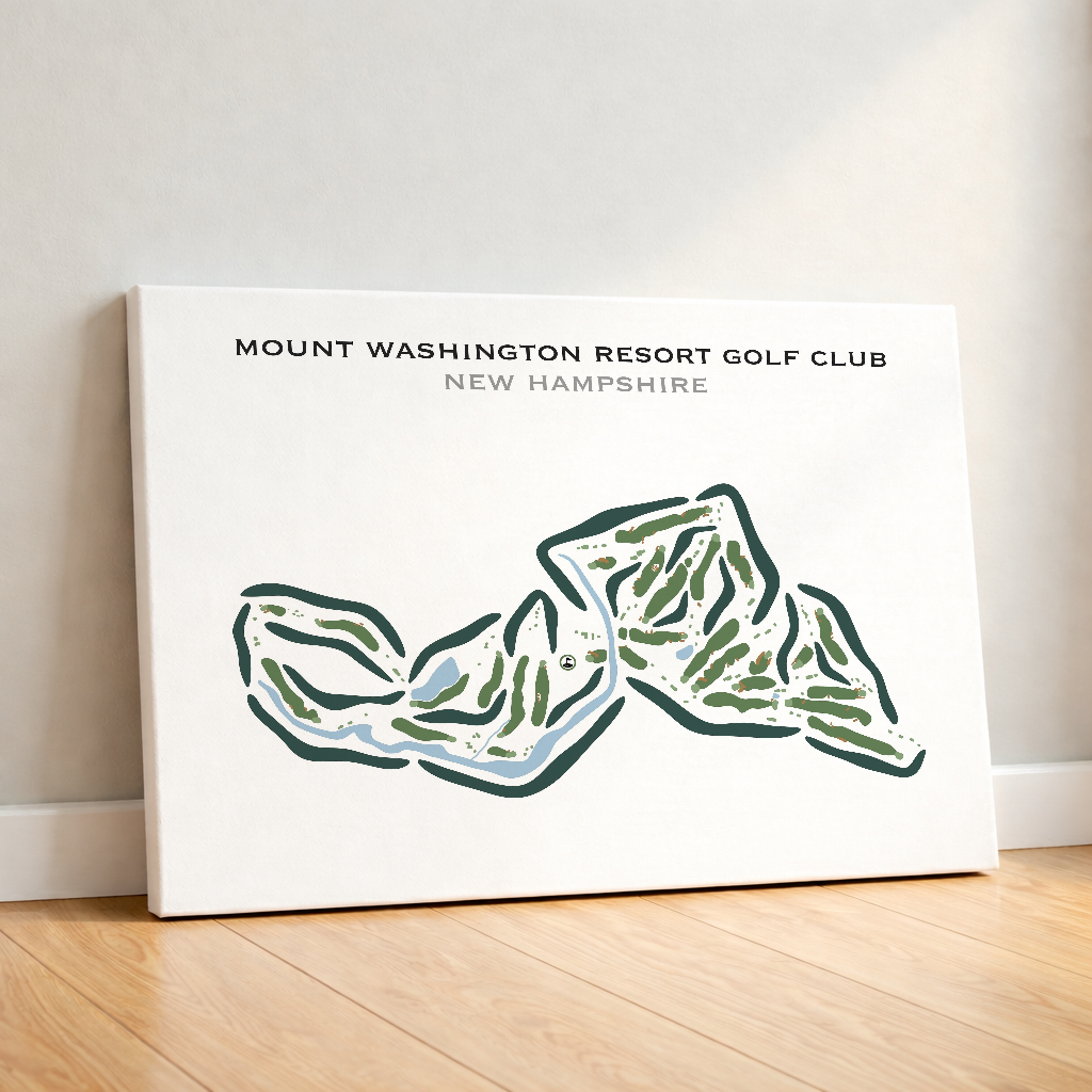 Mount Washington Resort Golf Club, New Hampshire - Printed Golf Courses