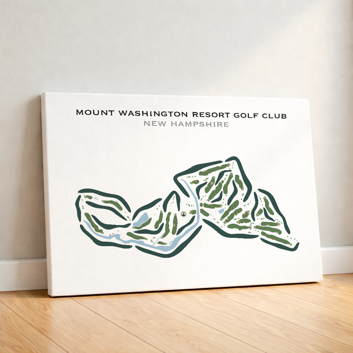 Mount Washington Resort Golf Club, New Hampshire - Printed Golf Courses