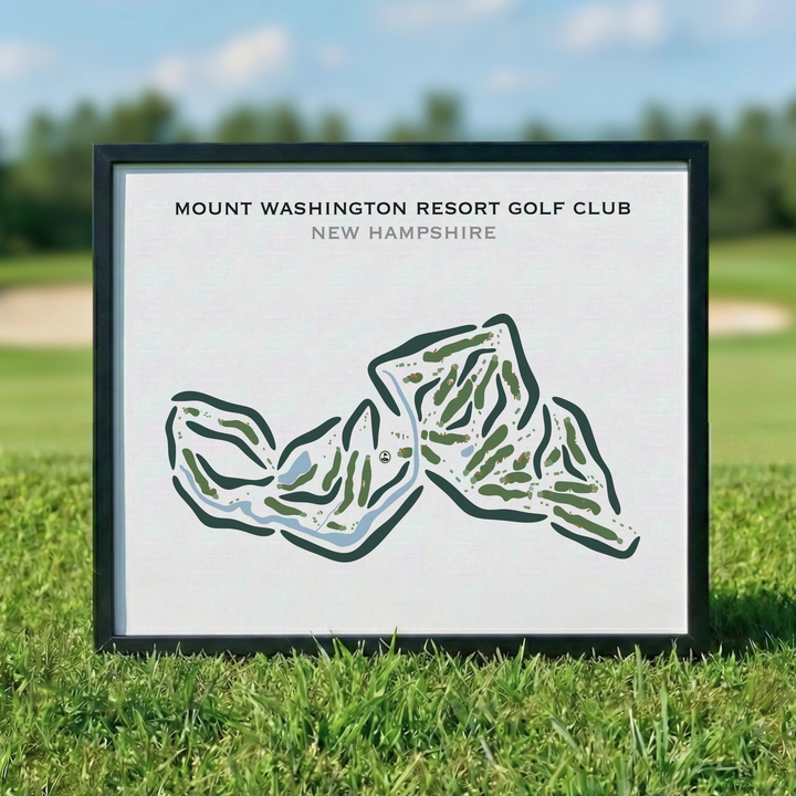 Mount Washington Resort Golf Club, New Hampshire - Printed Golf Courses