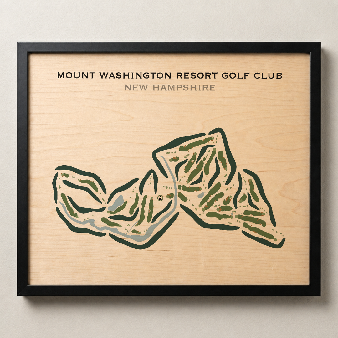 Mount Washington Resort Golf Club, New Hampshire - Printed Golf Courses