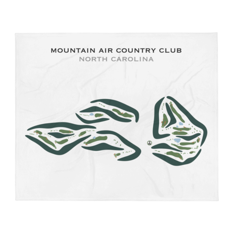 Mountain Air Country Club, North Carolina - Printed Golf Courses