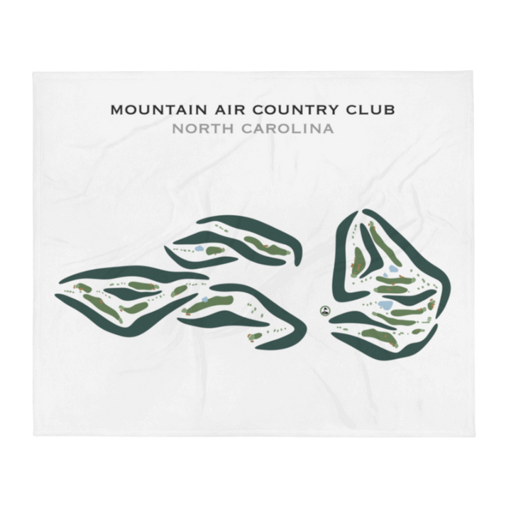 Mountain Air Country Club, North Carolina - Printed Golf Courses