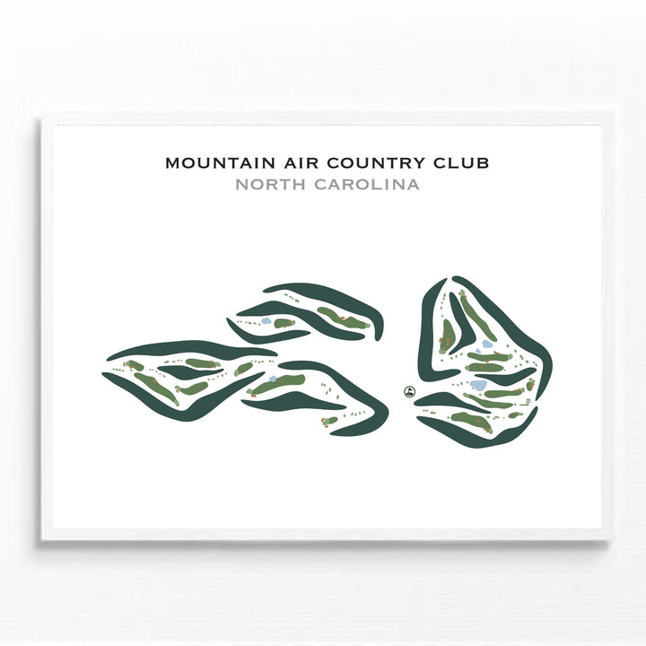 Mountain Air Country Club, North Carolina - Printed Golf Courses