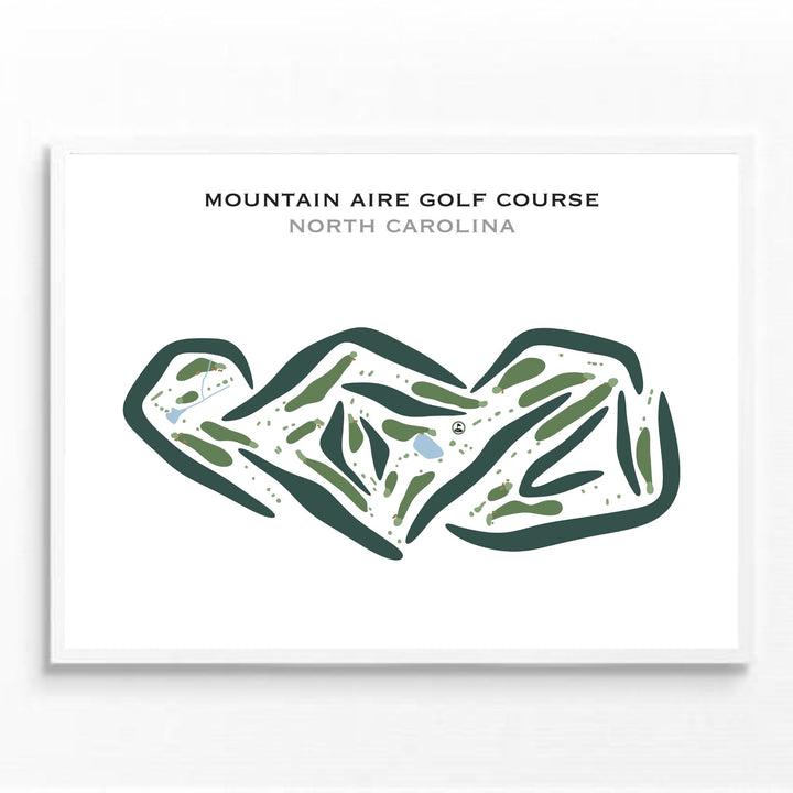 Mountain Aire Golf Course, North Carolina - Printed Golf Courses