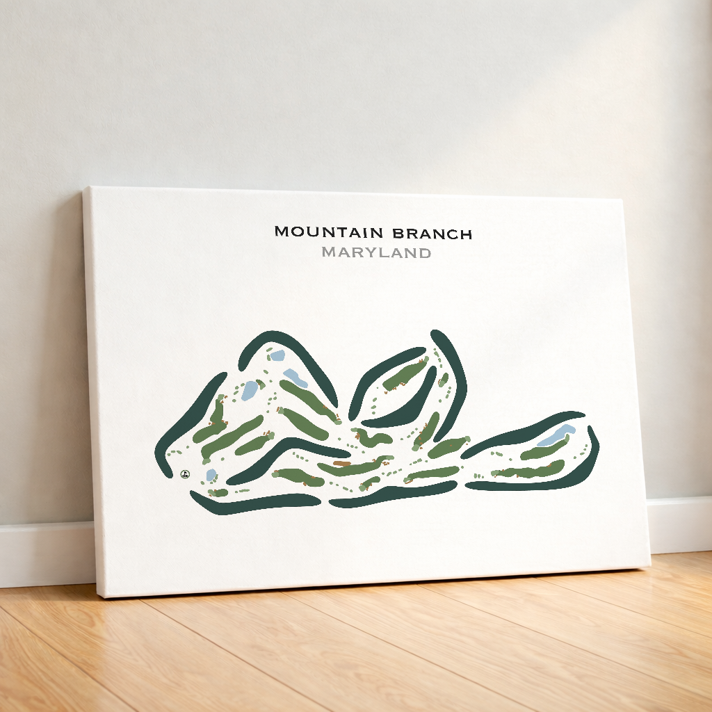 Mountain Branch, Maryland - Printed Golf Courses