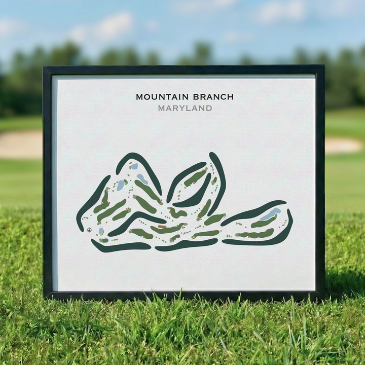 Mountain Branch, Maryland - Printed Golf Courses