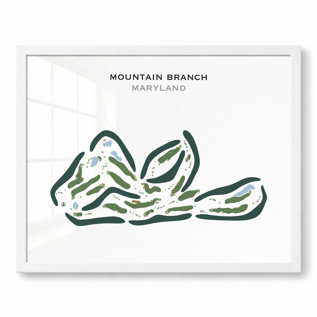 Mountain Branch, Maryland - Printed Golf Courses