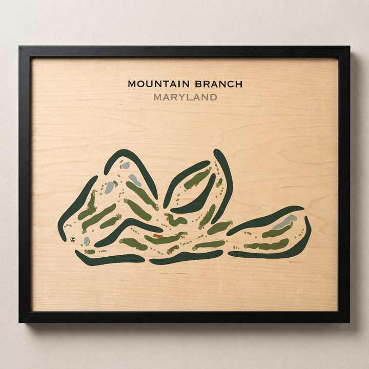 Mountain Branch, Maryland - Printed Golf Courses