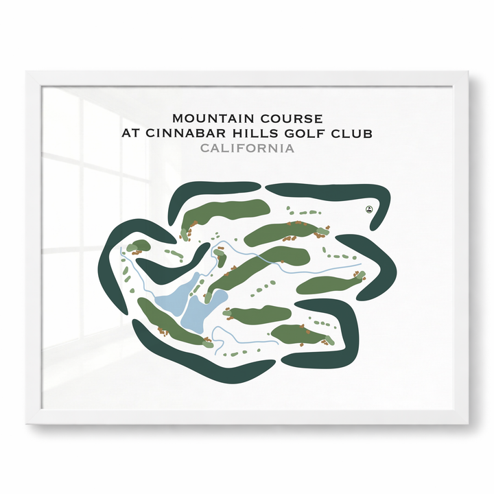 Mountain Course at Cinnabar Hills Golf Club, California - Printed Golf Courses