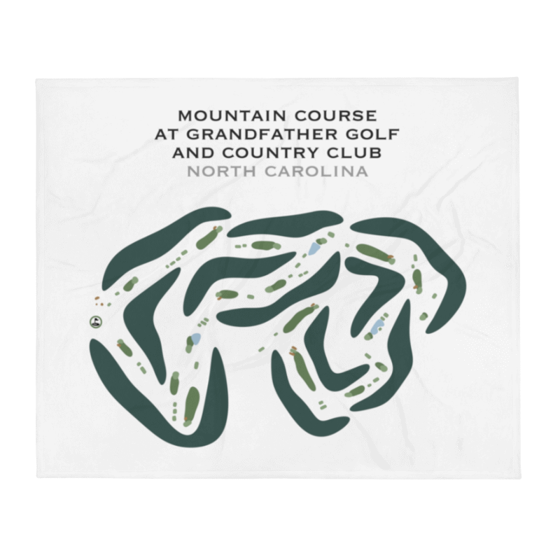 Mountain Course at Grandfather Golf and Country Club, North Carolina - Printed Golf Courses