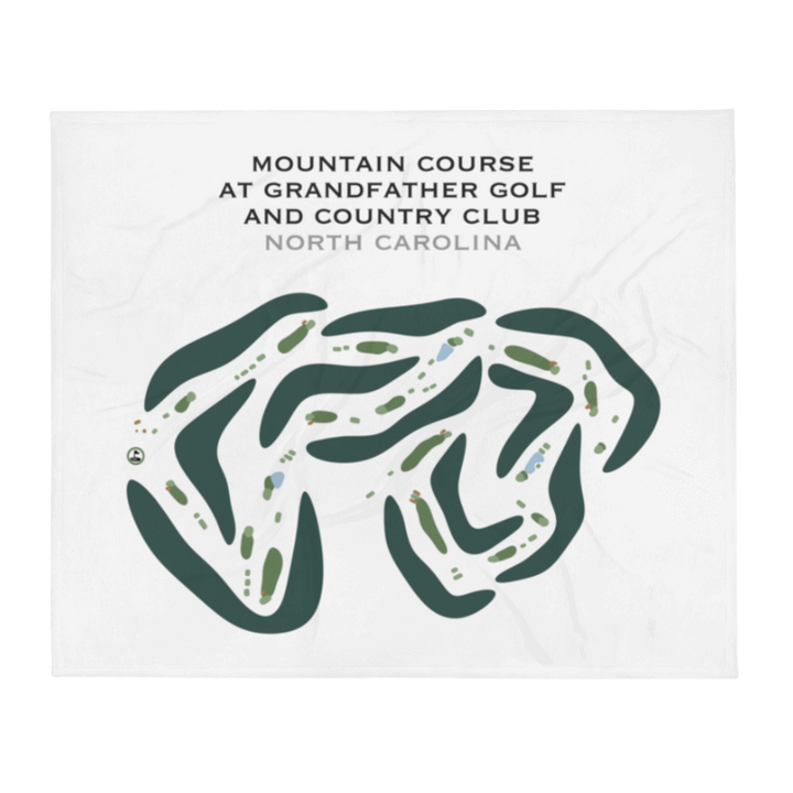 Mountain Course at Grandfather Golf and Country Club, North Carolina - Printed Golf Courses