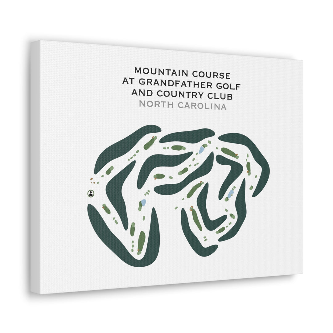 Mountain Course at Grandfather Golf and Country Club, North Carolina - Printed Golf Courses