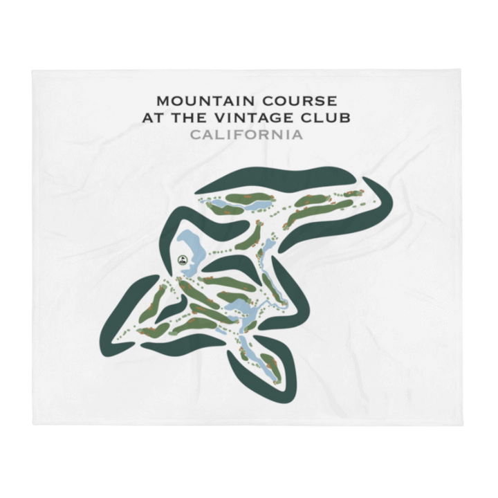 Mountain Course at The Vintage Club, California - Printed Golf Courses