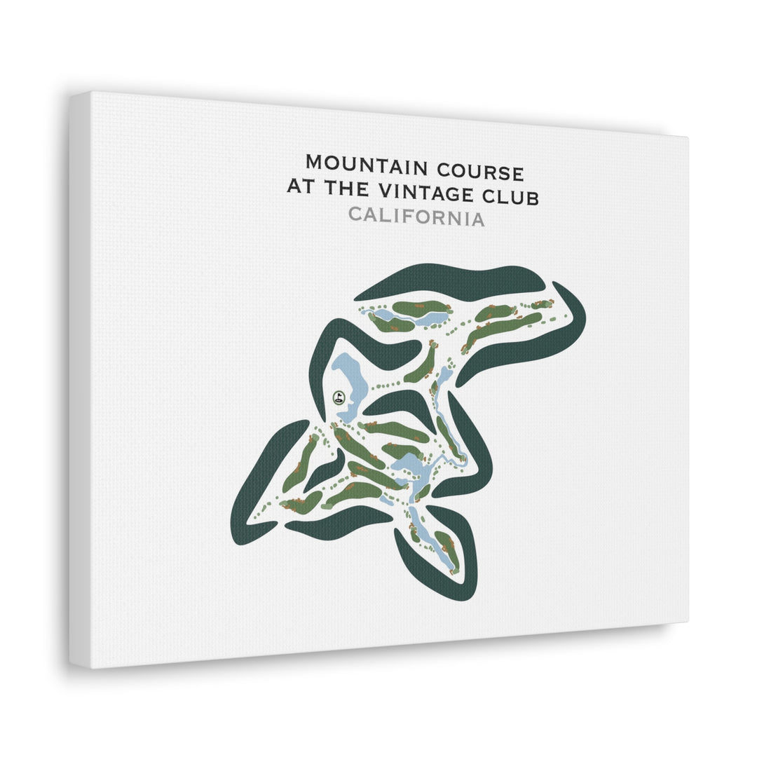 Mountain Course at The Vintage Club, California - Printed Golf Courses