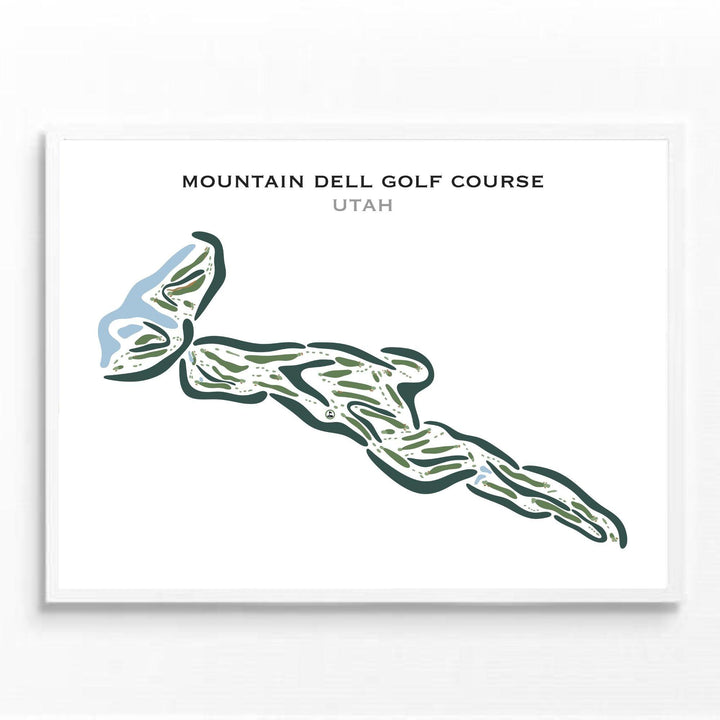 Mountain Dell Golf Course, Parleys Canyon Utah - Printed Golf Courses - Golf Course Prints