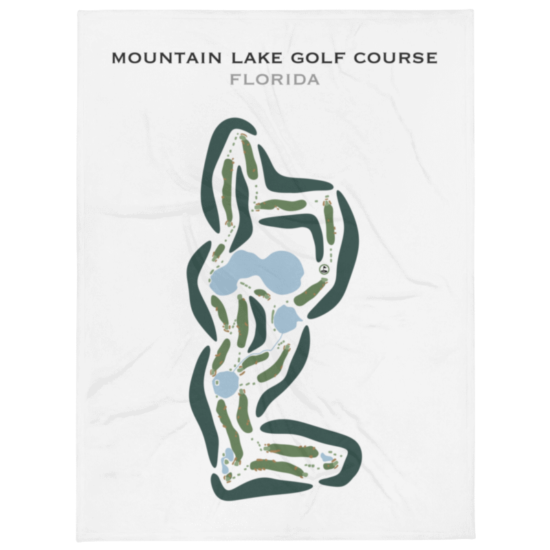 Mountain Lake Golf Course, Florida - Printed Golf Courses