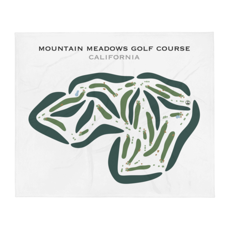 Mountain Meadows Golf Course, California - Printed Golf Courses