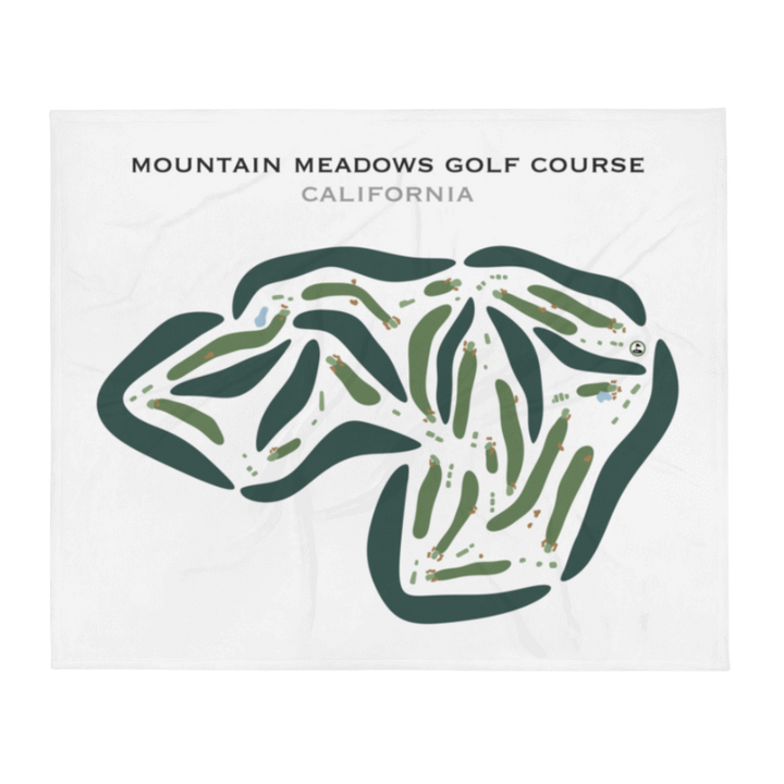 Mountain Meadows Golf Course, California - Printed Golf Courses