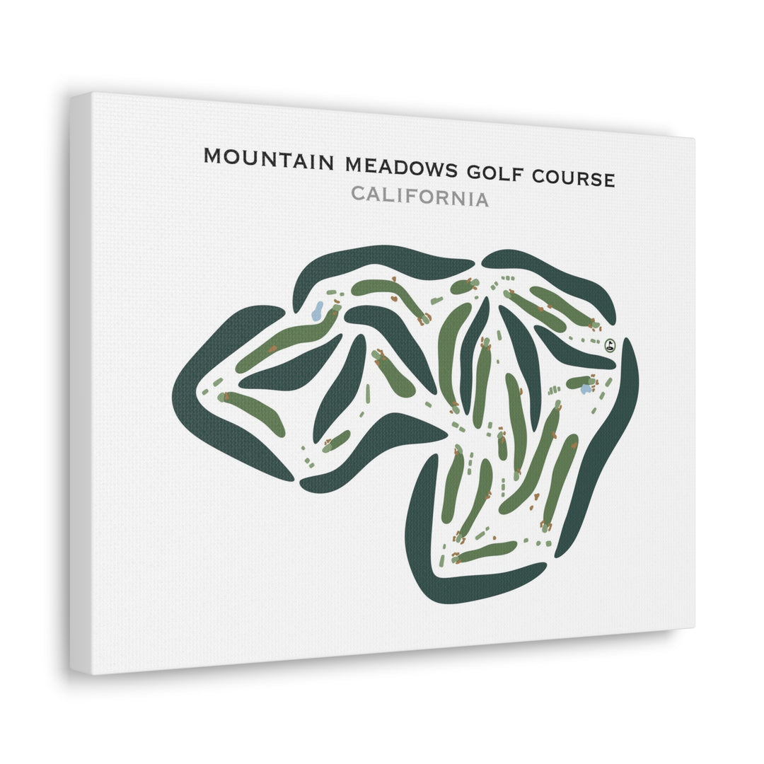 Mountain Meadows Golf Course, California - Printed Golf Courses