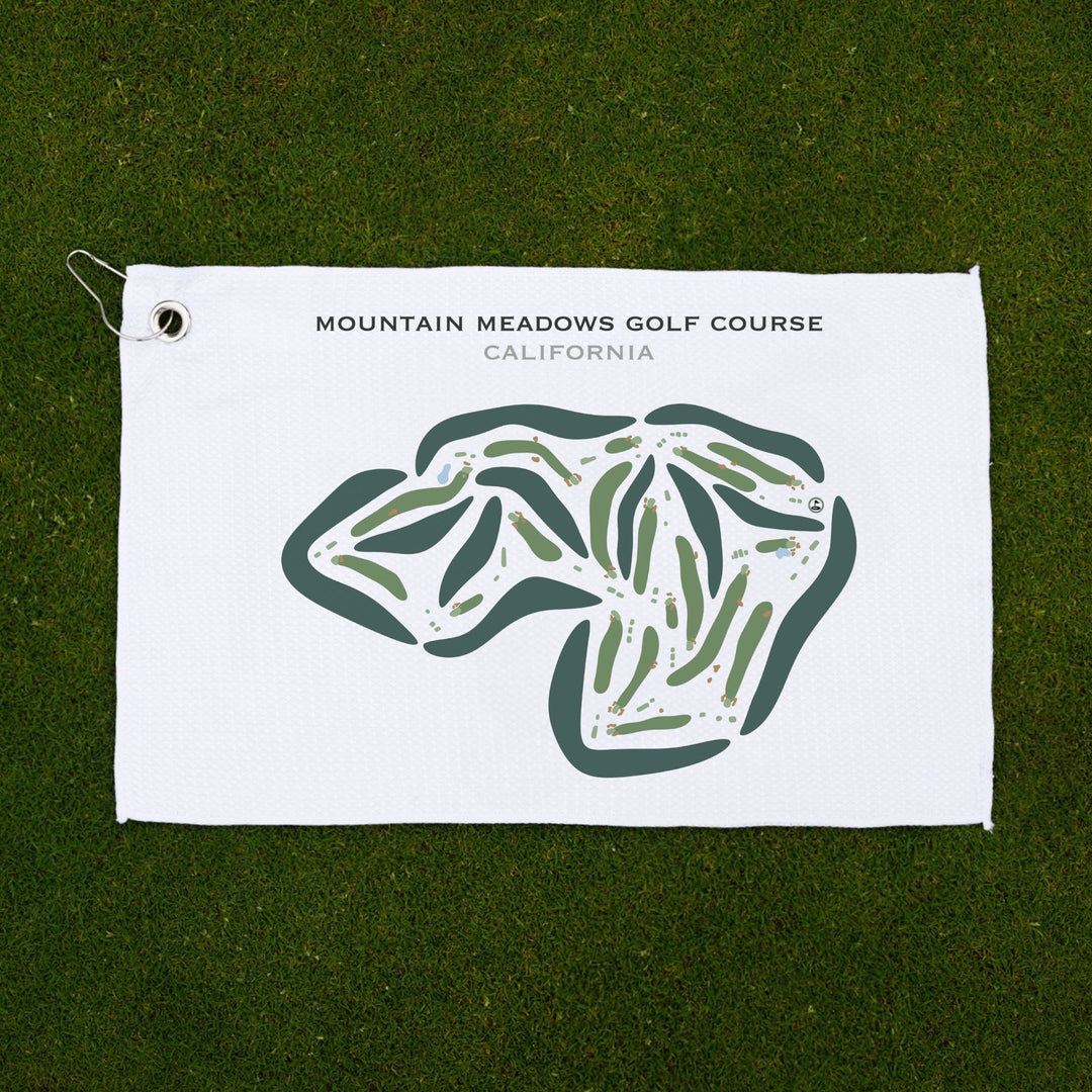 Mountain Meadows Golf Course, California - Printed Golf Courses