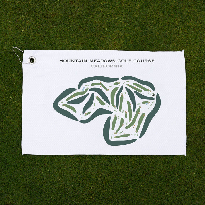 Mountain Meadows Golf Course, California - Printed Golf Courses