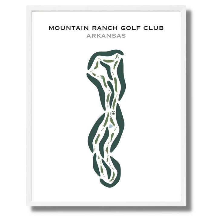 Mountain Ranch Golf Club, Arkansas - Printed Golf Courses
