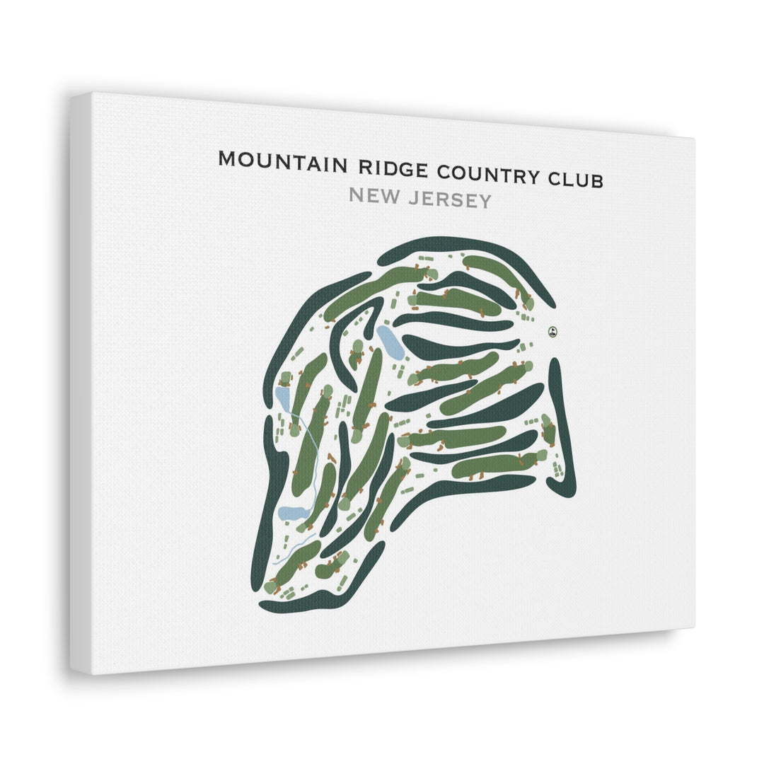 Mountain Ridge Country Club, New Jersey - Printed Golf Course