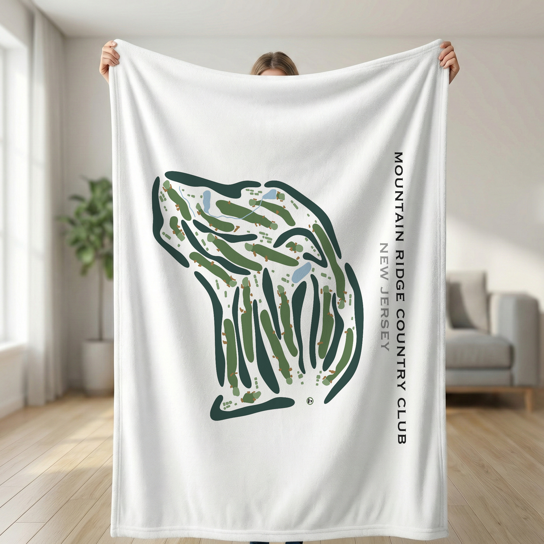 Mountain Ridge Country Club, New Jersey - Printed Golf Course