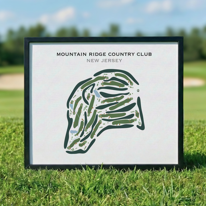 Mountain Ridge Country Club, New Jersey - Printed Golf Course