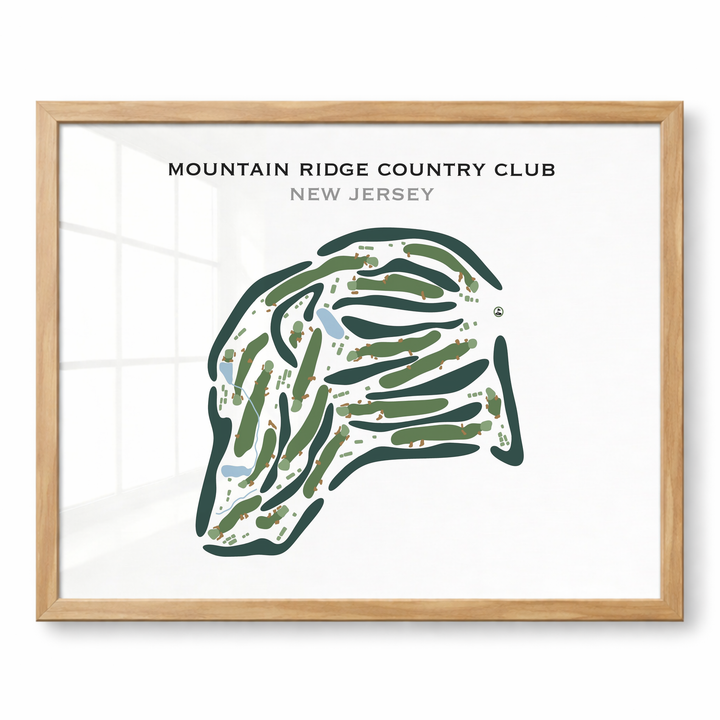 Mountain Ridge Country Club, New Jersey - Printed Golf Course