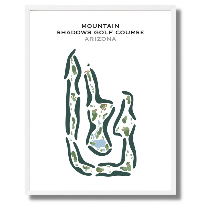 Mountain Shadows Golf Course, Arizona - Printed Golf Courses