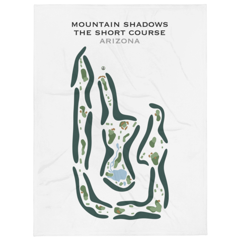 Mountain Shadows - The Short Course, Arizona - Printed Golf Courses