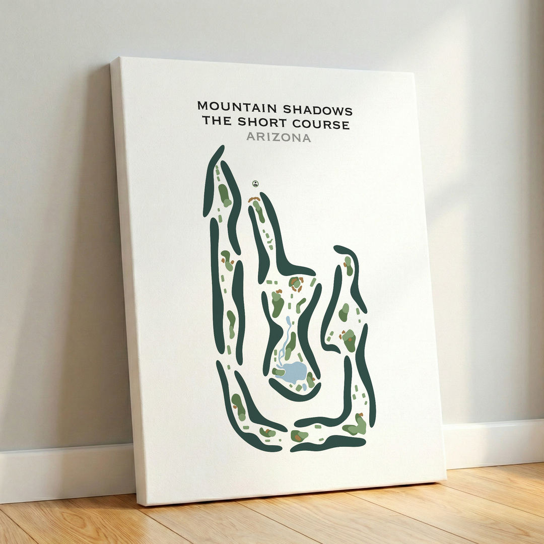 Mountain Shadows - The Short Course, Arizona - Printed Golf Courses