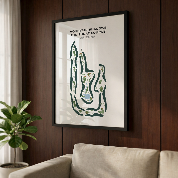 Mountain Shadows - The Short Course, Arizona - Printed Golf Courses